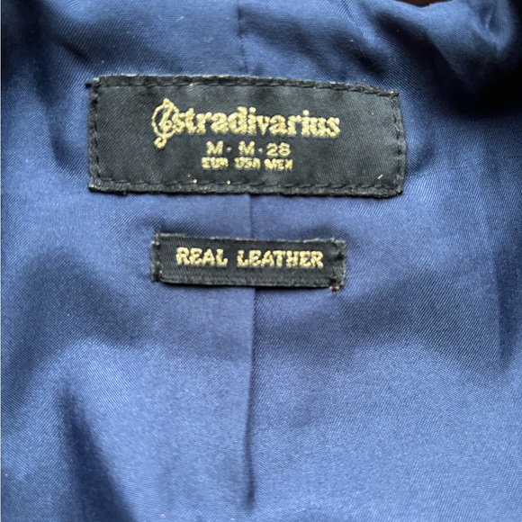 Stradivarious Real Leather Jacket - Picture 4 of 13